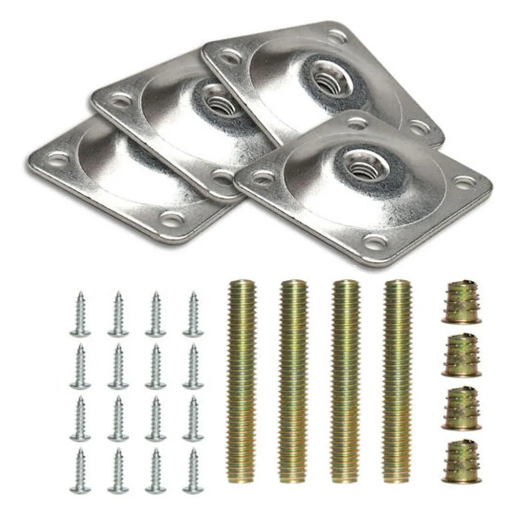 Furniture Parts Fixing Mounting Plates Set Household 4×Leg Fixing Mounting Plates Level Accessories Heavy Duty
Furniture Parts Fixing Mounting Plates Set Household 4×Leg Fixing Mounting Plates Level Accessories Heavy Duty