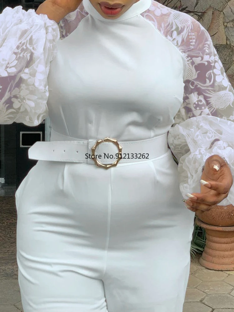 African Jumpsuit Fall Outfits Women 2023 Embroidered Mesh Long Sleeve Elegant Ladies With Belt One Piece Club African Dresses
African Jumpsuit Fall Outfits Women 2023 Embroidered Mesh Long Sleeve Elegant Ladies With Belt One Piece Club African Dresses