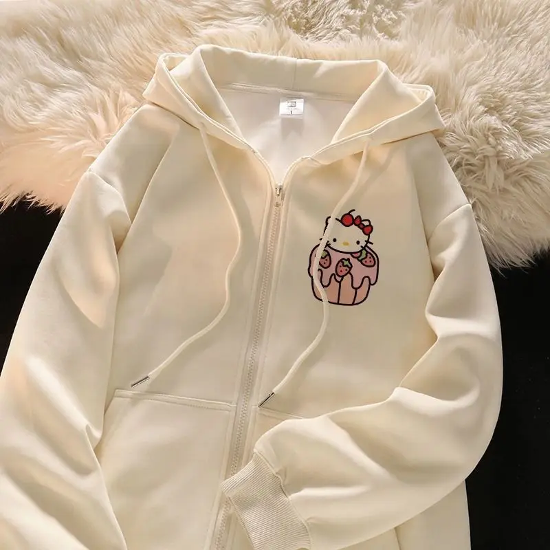 Sanrios Hello Kitty Pochacco Child Spring and Autumn Japanese Style Cartoon Solid Color Printed Girls Casual Hooded Sweatshirt
Sanrios Hello Kitty Pochacco Child Spring and Autumn Japanese Style Cartoon Solid Color Printed Girls Casual Hooded Sweatshirt
