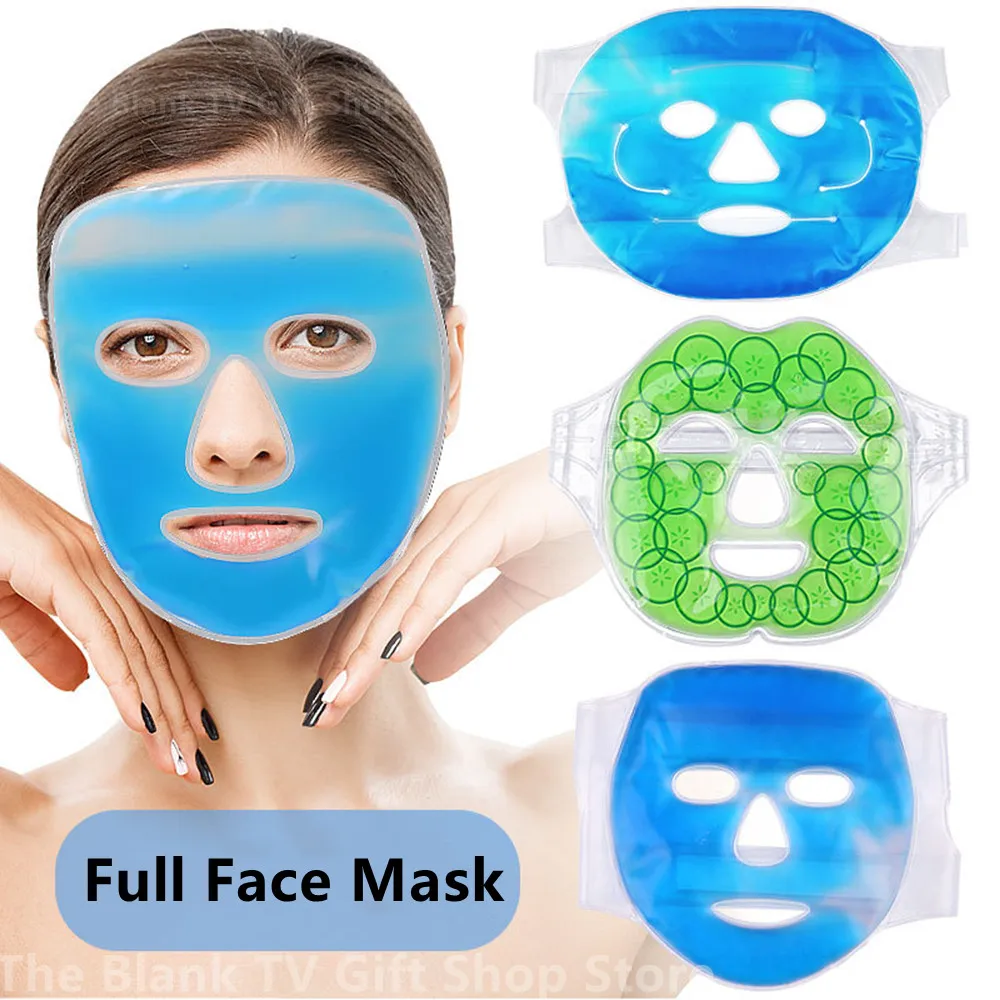 

1pcs Ice Gel Face Mask Anti Wrinkle Relieve Fatigue Skin Firming Spa Hot Cold Therapy Ice Pack Cooling Massage Beauty Skin Care