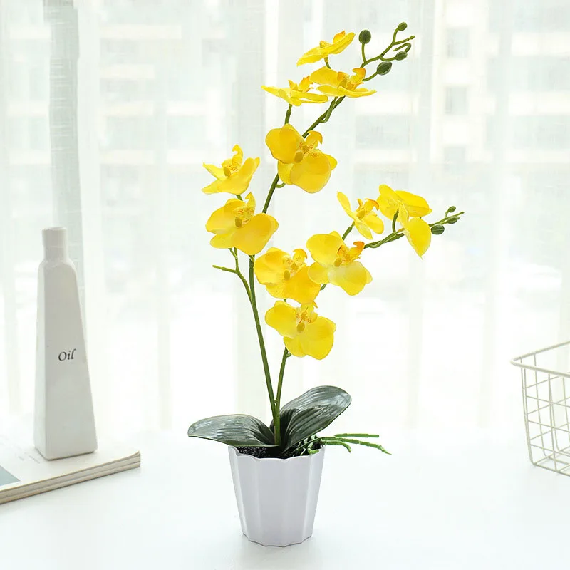 New Simulation Flower Phalaenopsis Bonsai Factory Direct Supply Creative Artificial Flower Simulation Plant Decoration Ornaments
New Simulation Flower Phalaenopsis Bonsai Factory Direct Supply Creative Artificial Flower Simulation Plant Decoration Ornaments