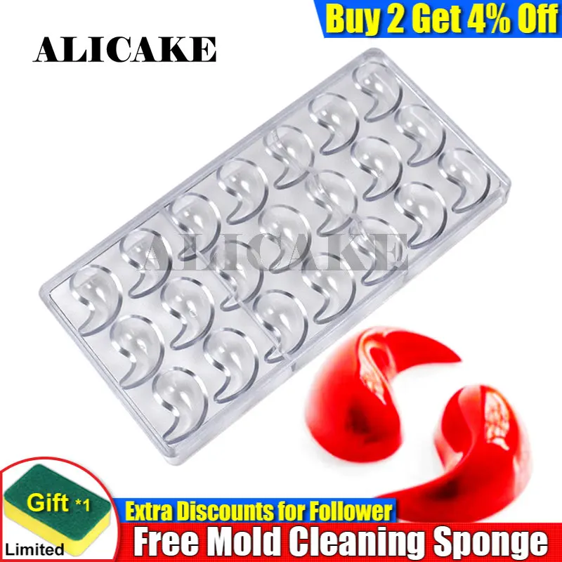 Polycarbonate Chocolate Mold Tools for Chocolates Bar Candy Mold Rupert's Tears Tray Cake Form Baking Pastry Bakery Tools
Polycarbonate Chocolate Mold Tools for Chocolates Bar Candy Mold Rupert's Tears Tray Cake Form Baking Pastry Bakery Tools