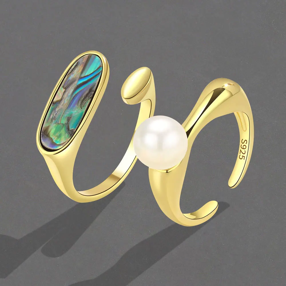 Open ring niche design simple and versatile fritillary pearl color pattern ladies ring fashion personality light luxury
Open ring niche design simple and versatile fritillary pearl color pattern ladies ring fashion personality light luxury
