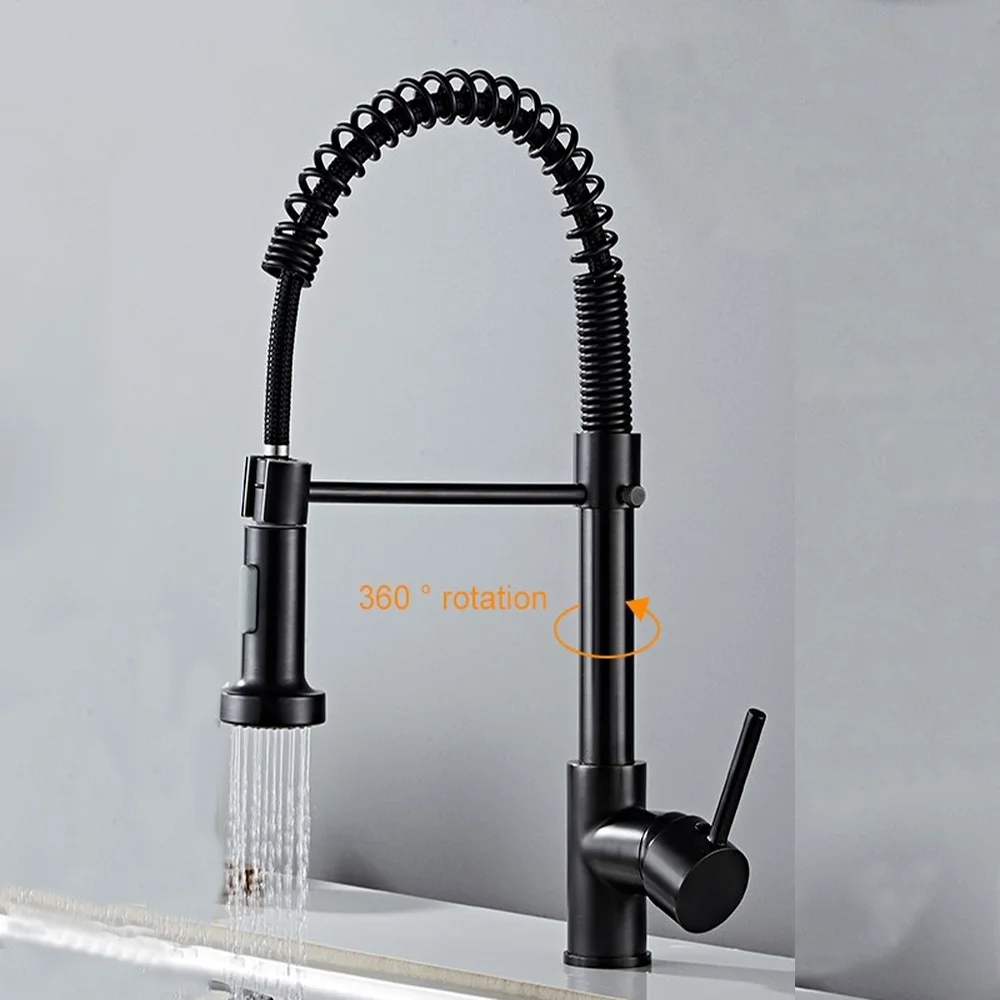 Kitchen faucet pull-out mixing faucet kitchen hot and cold faucet spring-type kitchen sink faucet
Kitchen faucet pull-out mixing faucet kitchen hot and cold faucet spring-type kitchen sink faucet