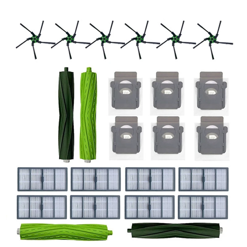 Main Brush Side Brush Filter And Dust Bag Replacement Accessories For Irobot Roomba S9 S9+ Robot Vacuum Cleaner
Main Brush Side Brush Filter And Dust Bag Replacement Accessories For Irobot Roomba S9 S9+ Robot Vacuum Cleaner