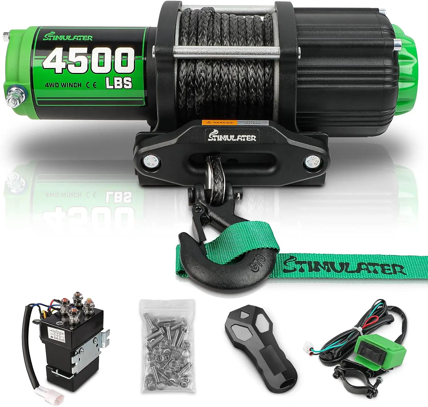 Лебедка ATV/UTV 4500LB, лебедка 12 В, лебедка с синтетическим тросом, лебедка с беспроводным дистанционным и проводным переключателем, с Hawse Fairlead, с H
Лебедка ATV/UTV 4500LB, лебедка 12 В, лебедка с синтетическим тросом, лебедка с беспроводным дистанционным и проводным переключателем, с Hawse Fairlead, с H