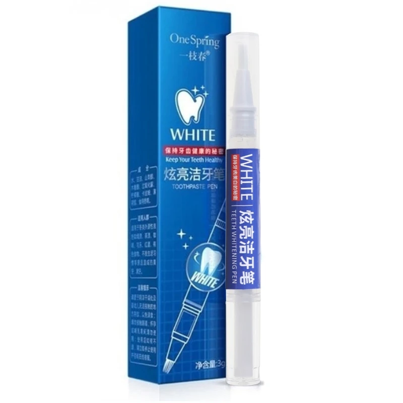 3ml Tooth Whitening Pen Teeth Cleaning Gel for Oral Hygiene Remove Plaque Stains
3ml Tooth Whitening Pen Teeth Cleaning Gel for Oral Hygiene Remove Plaque Stains