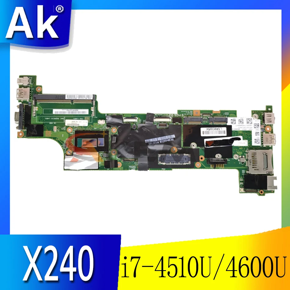 Laptop motherboard For Lenovo Thinkpad X240 With i7-4510U/4600U NM-A091 Mainboard FRU 04X5166 04X5178 04X5154 100% Fully Tested
Laptop motherboard For Lenovo Thinkpad X240 With i7-4510U/4600U NM-A091 Mainboard FRU 04X5166 04X5178 04X5154 100% Fully Tested