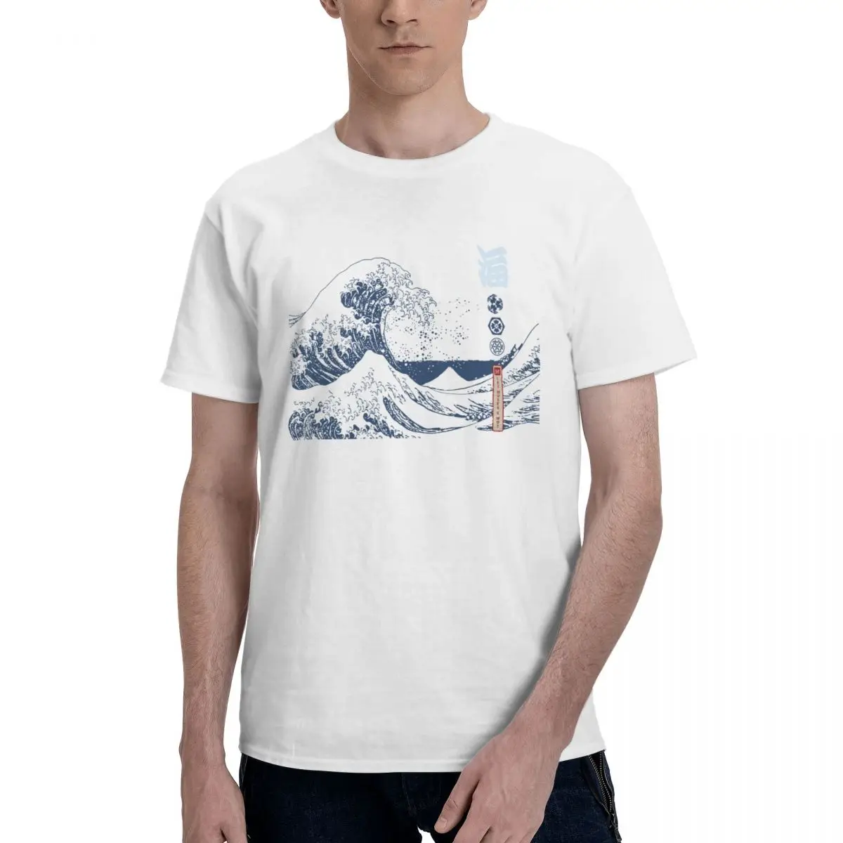 The Great Wave Of Kanagawa Pullover Men's Funny Tees Short Sleeve Crewneck T-Shirt 100% Cotton Printed Clothing
The Great Wave Of Kanagawa Pullover Men's Funny Tees Short Sleeve Crewneck T-Shirt 100% Cotton Printed Clothing