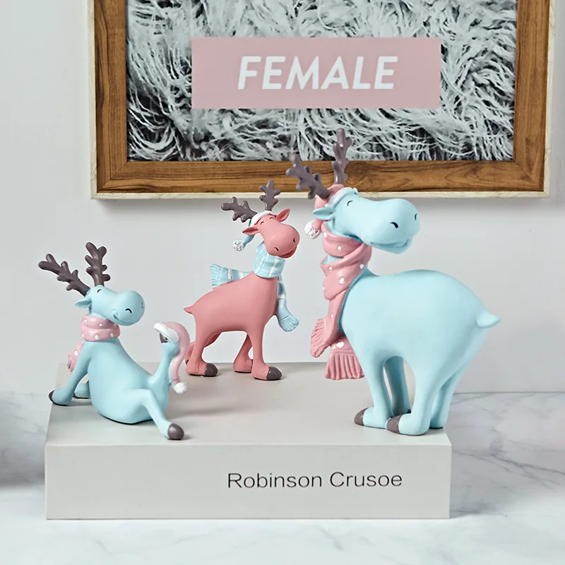 Creative Elk Figures Ornaments Children's Study Room Resin Desktop Decorations Cake Shop Clapboard Car Personality Decoration
Creative Elk Figures Ornaments Children's Study Room Resin Desktop Decorations Cake Shop Clapboard Car Personality Decoration