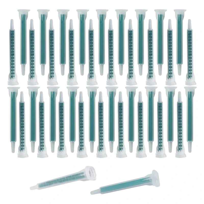 40 Piece Epoxy Mixing Nozzle Electrostatic Mixing Nozzle Cartridge Tip 50Ml/1.7Oz (1:1/1:2 Ratio) 16 Elements
40 Piece Epoxy Mixing Nozzle Electrostatic Mixing Nozzle Cartridge Tip 50Ml/1.7Oz (1:1/1:2 Ratio) 16 Elements