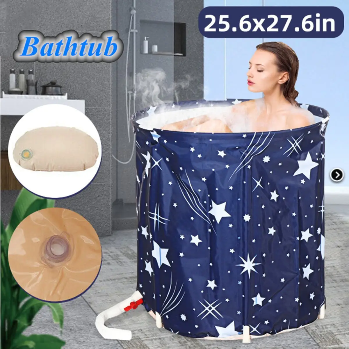 Portable Summer Bathtub Folding Bath Bucket Thicken Shower Barrel Large Adult Tub Baby Swimming Pool Bathroom Cold Water SPA EU
Portable Summer Bathtub Folding Bath Bucket Thicken Shower Barrel Large Adult Tub Baby Swimming Pool Bathroom Cold Water SPA EU