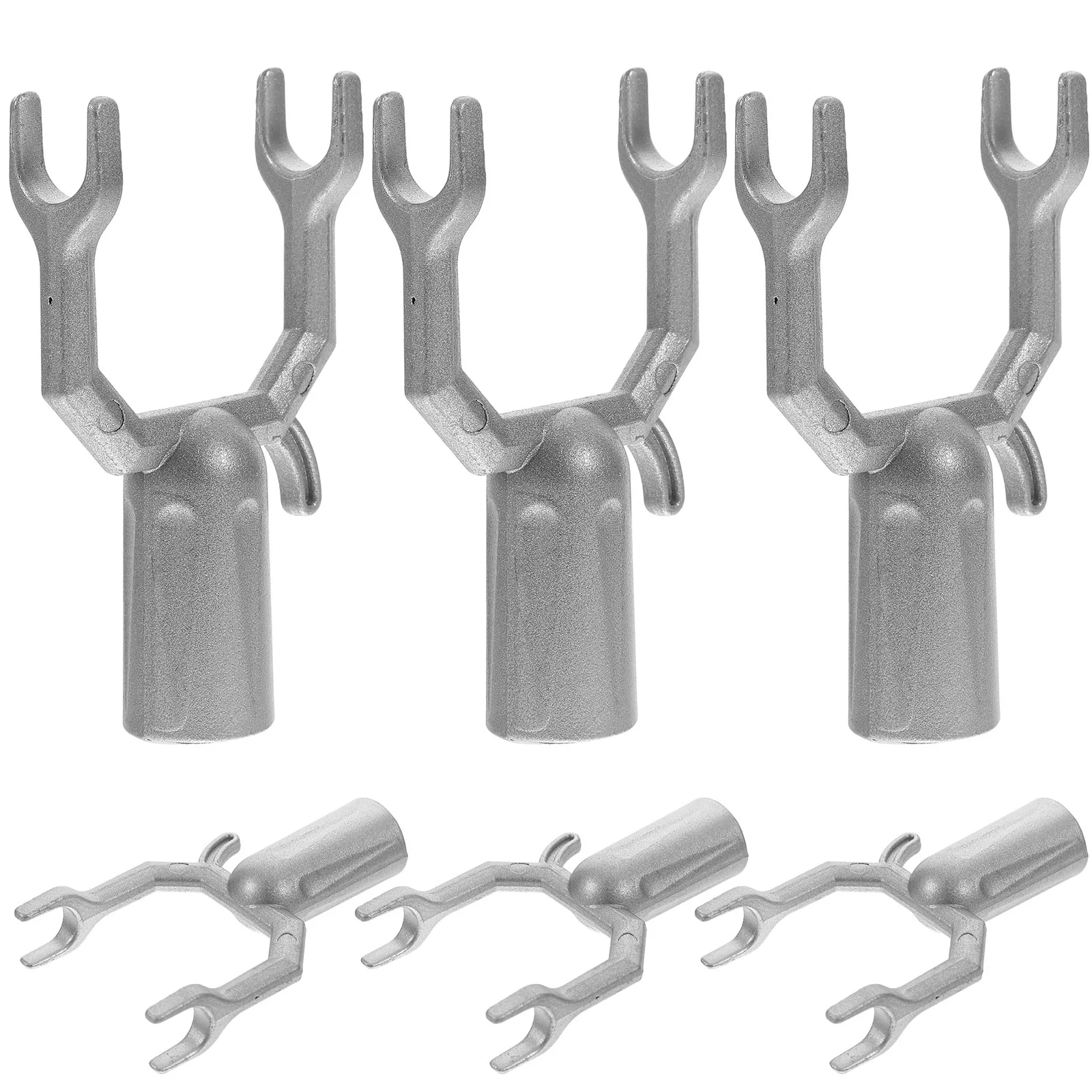 6 Pcs Branch Plug Support Clips Tree Holder Stand Stakes Accessories Aluminum Alloy Metal Topper
6 Pcs Branch Plug Support Clips Tree Holder Stand Stakes Accessories Aluminum Alloy Metal Topper