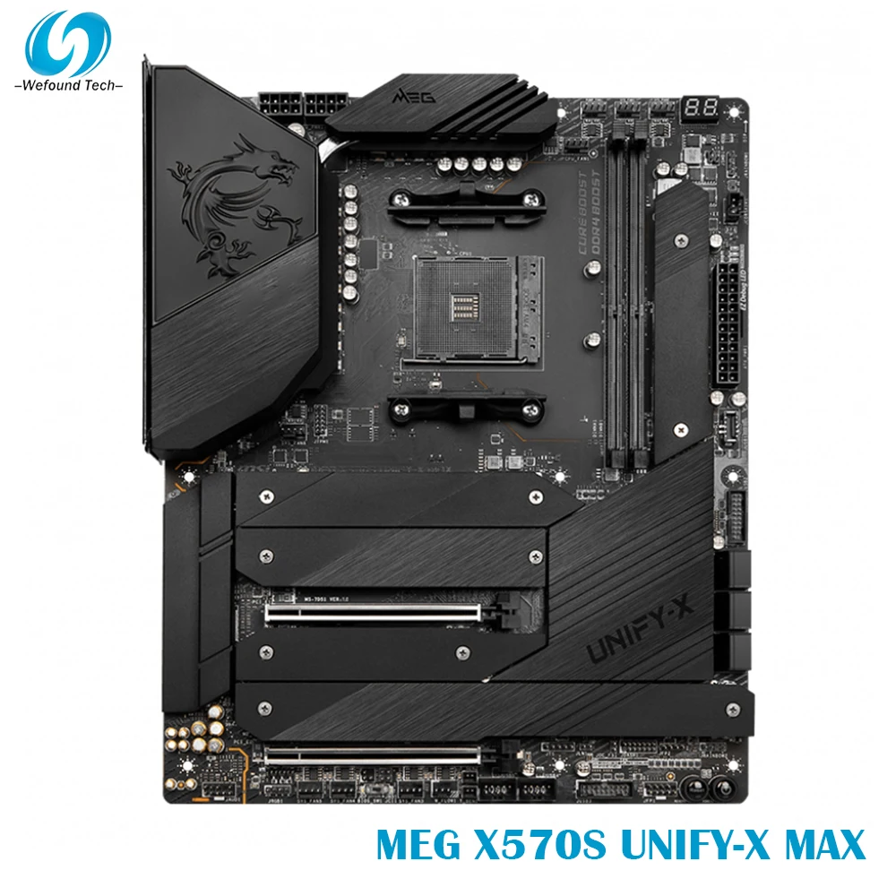 MEG X570S UNIFY-X MAX For Msi Desktop Motherboard AMD AM4 DDR4 64G PCI-E 4.0 M.2*6 SATA3 USB3.2 ATX Tested Fast Ship
MEG X570S UNIFY-X MAX For Msi Desktop Motherboard AMD AM4 DDR4 64G PCI-E 4.0 M.2*6 SATA3 USB3.2 ATX Tested Fast Ship