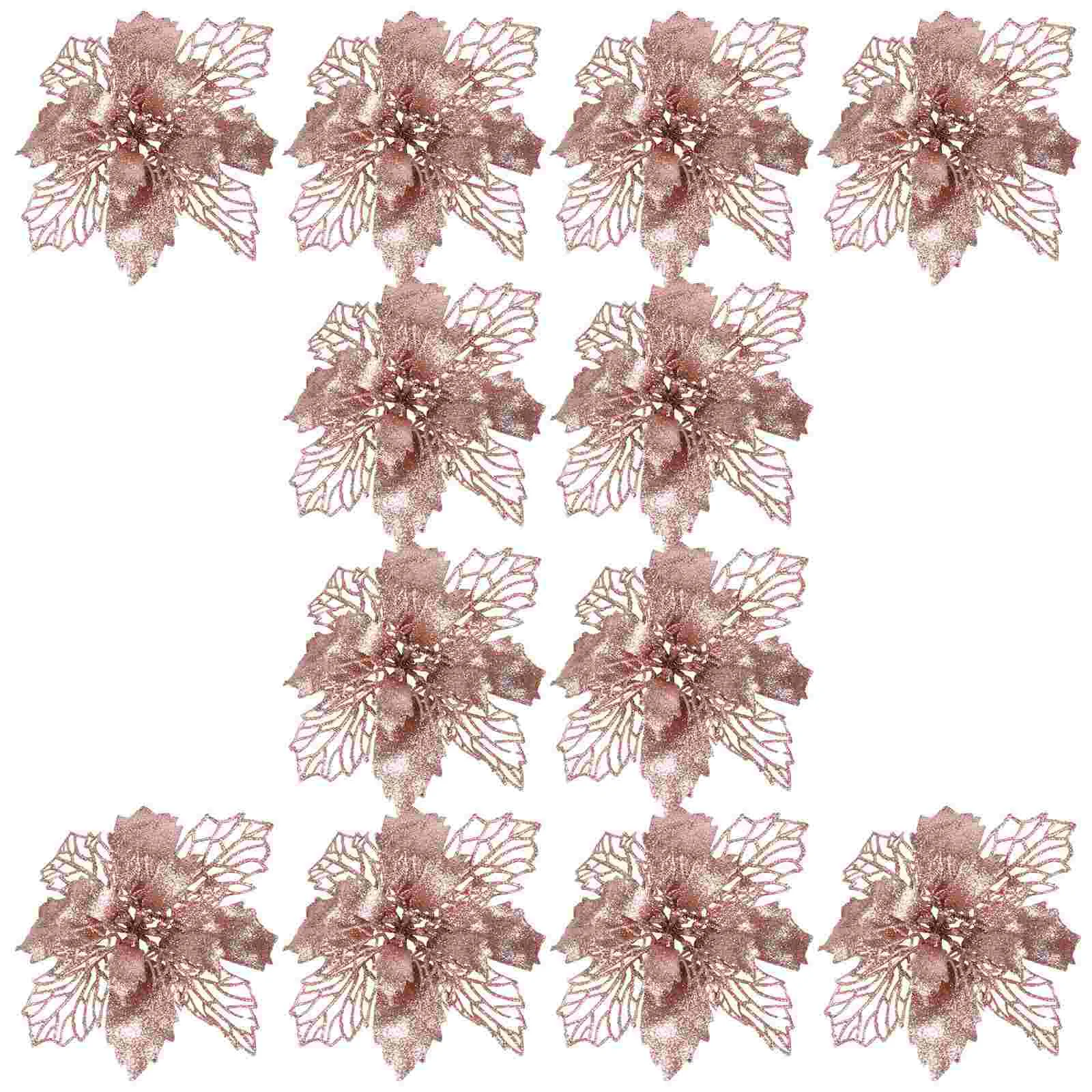 12 Pieces Christmas Ornamentsations For Ceremonys Decorative Artificial Flowers Poinsettia Christmas Flower Decoration for Xmas
12 Pieces Christmas Ornamentsations For Ceremonys Decorative Artificial Flowers Poinsettia Christmas Flower Decoration for Xmas