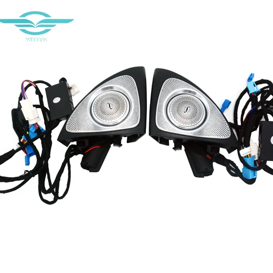 Car automatic 3D rotating tweeter speaker subwoofers atmosphere lighting for Mercedes Benz W205
Car automatic 3D rotating tweeter speaker subwoofers atmosphere lighting for Mercedes Benz W205