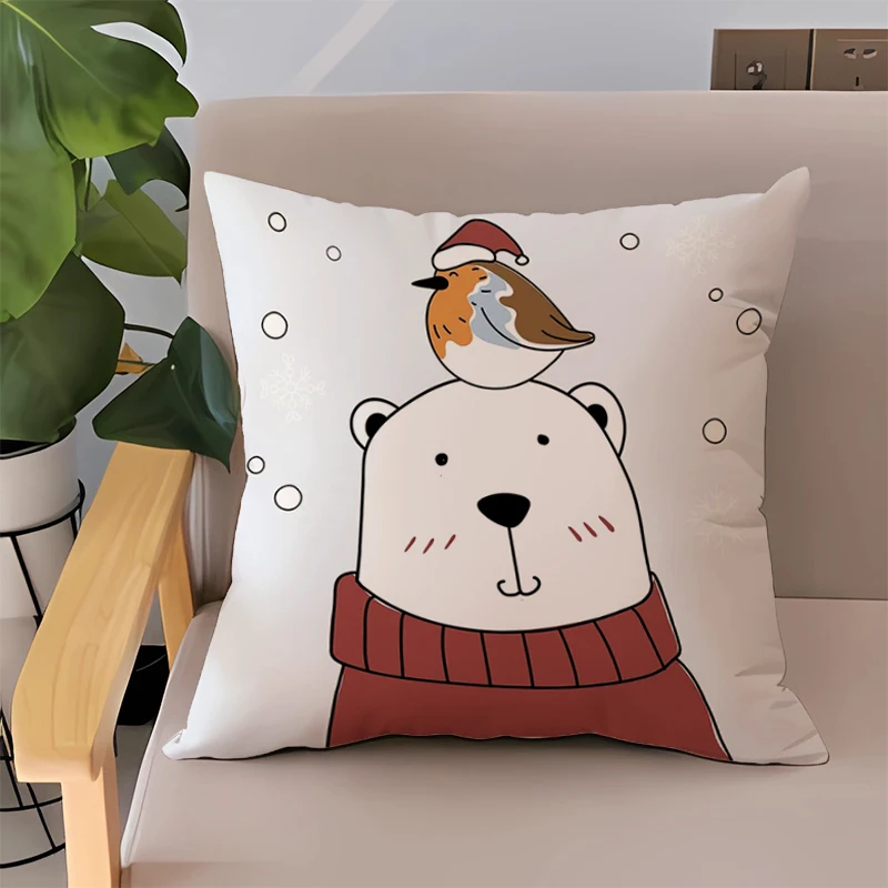 Pillowcases Christmas Animal Cushions Double-sided Printing Children's Decorative Couch Pillows Cushion Cover Pillow 40x40 Sofa
Pillowcases Christmas Animal Cushions Double-sided Printing Children's Decorative Couch Pillows Cushion Cover Pillow 40x40 Sofa