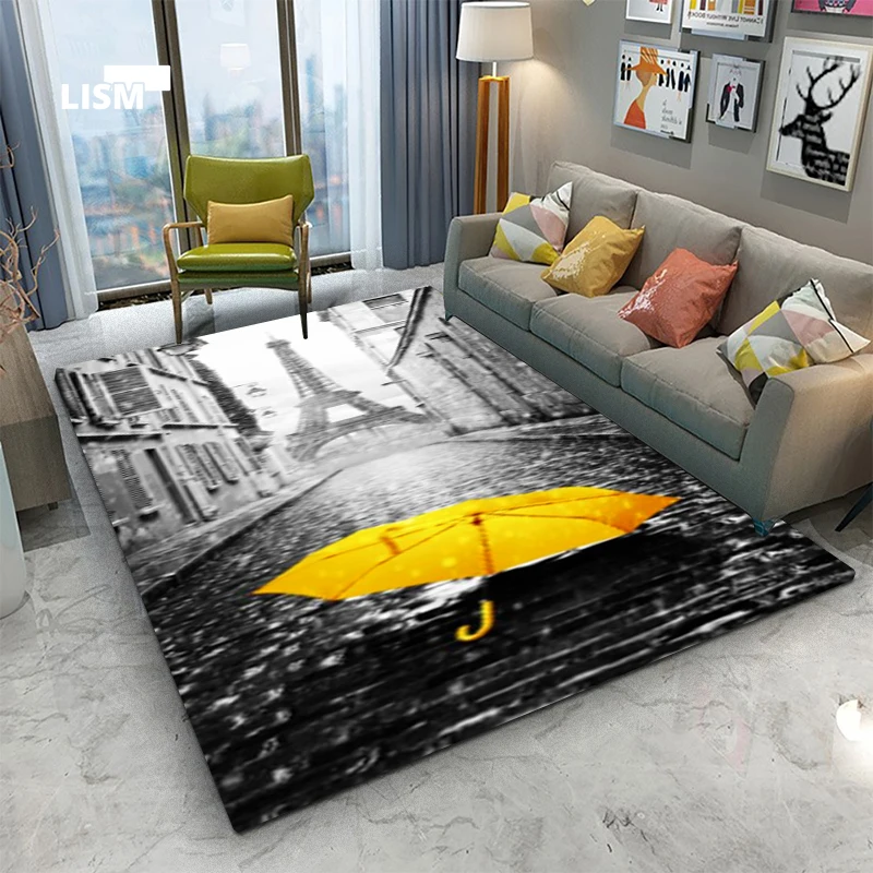 Nordic Rugs and Carpets for Living Room Retro European City Scenery Floor Mat Non-Slip Yellow Car Flannel Modern Home Decoration
Nordic Rugs and Carpets for Living Room Retro European City Scenery Floor Mat Non-Slip Yellow Car Flannel Modern Home Decoration