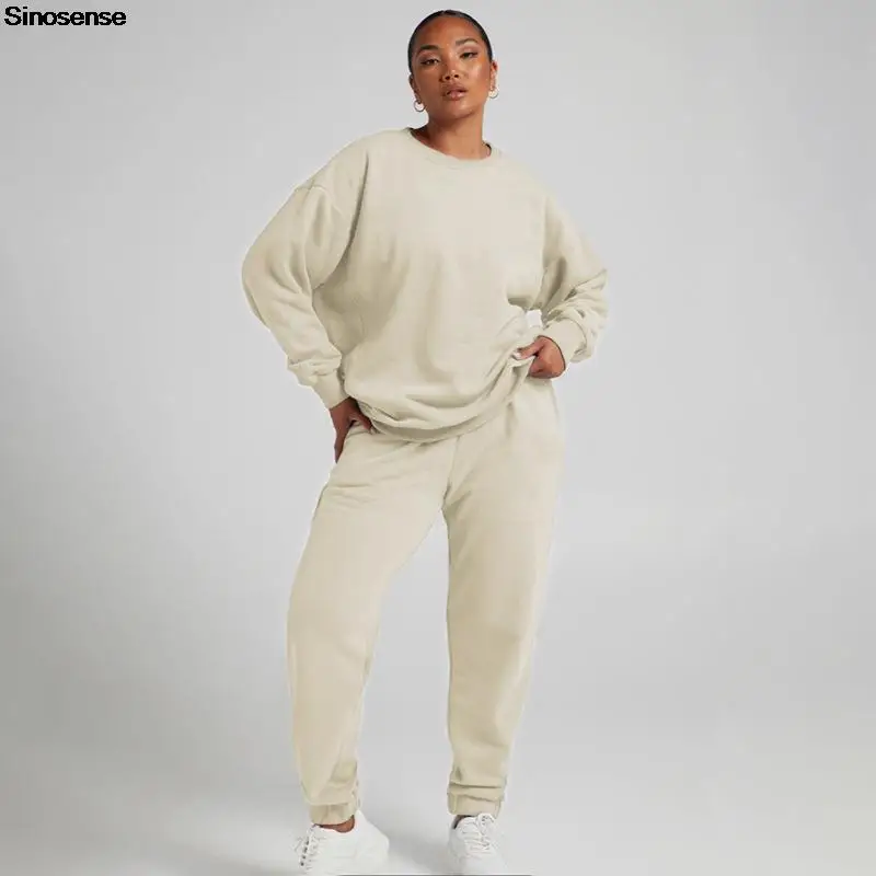 New Autumn Winter Warm Fleece 2 Pieces Joggers Outfits Casual Sports Tracksuit Pullover Sweatshirt And Long Pants Sweatsuits
New Autumn Winter Warm Fleece 2 Pieces Joggers Outfits Casual Sports Tracksuit Pullover Sweatshirt And Long Pants Sweatsuits
