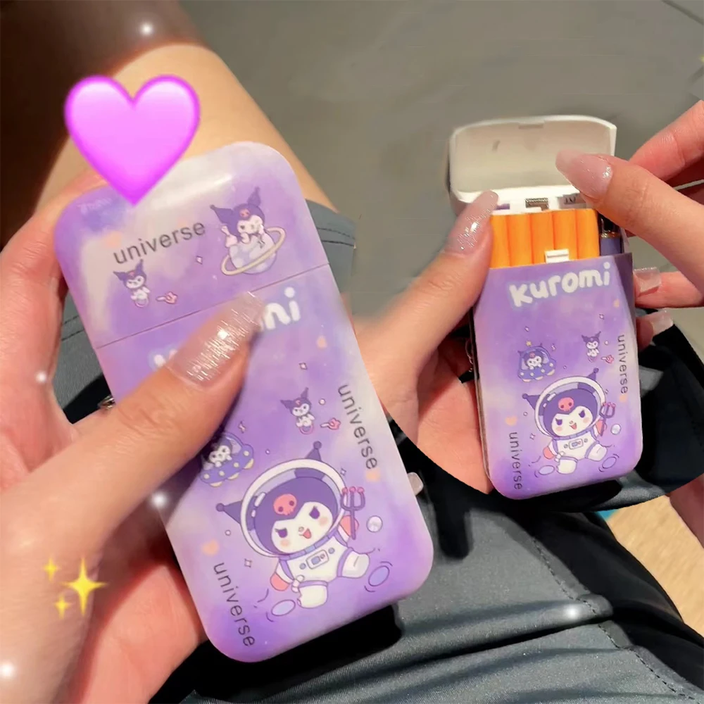 Cigarette Case Kawaii Sanrio Hello Kitty Anime Figure Cinnamoroll Kuromi Smoking Accessories Storage Gift Portable Carry Piush
Cigarette Case Kawaii Sanrio Hello Kitty Anime Figure Cinnamoroll Kuromi Smoking Accessories Storage Gift Portable Carry Piush