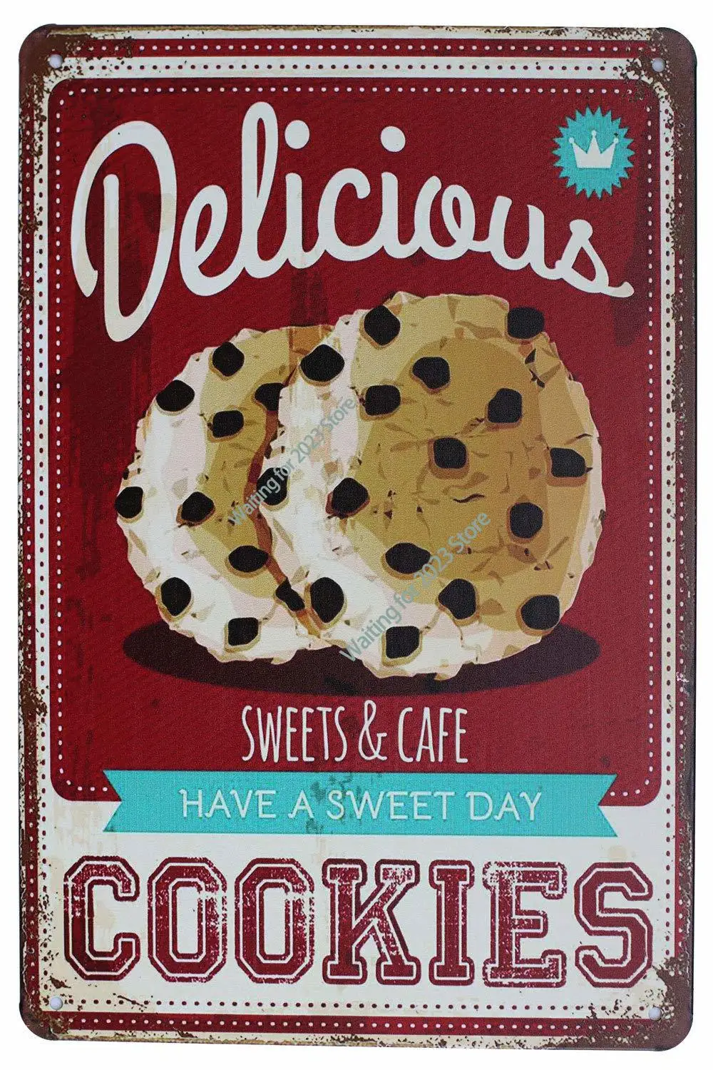 Delicious Cookies, Metal Tin Sign, Vintage Art Poster Plaque Kitchen Home Wall Decor Motorcycle Garage Vintage Decor
Delicious Cookies, Metal Tin Sign, Vintage Art Poster Plaque Kitchen Home Wall Decor Motorcycle Garage Vintage Decor