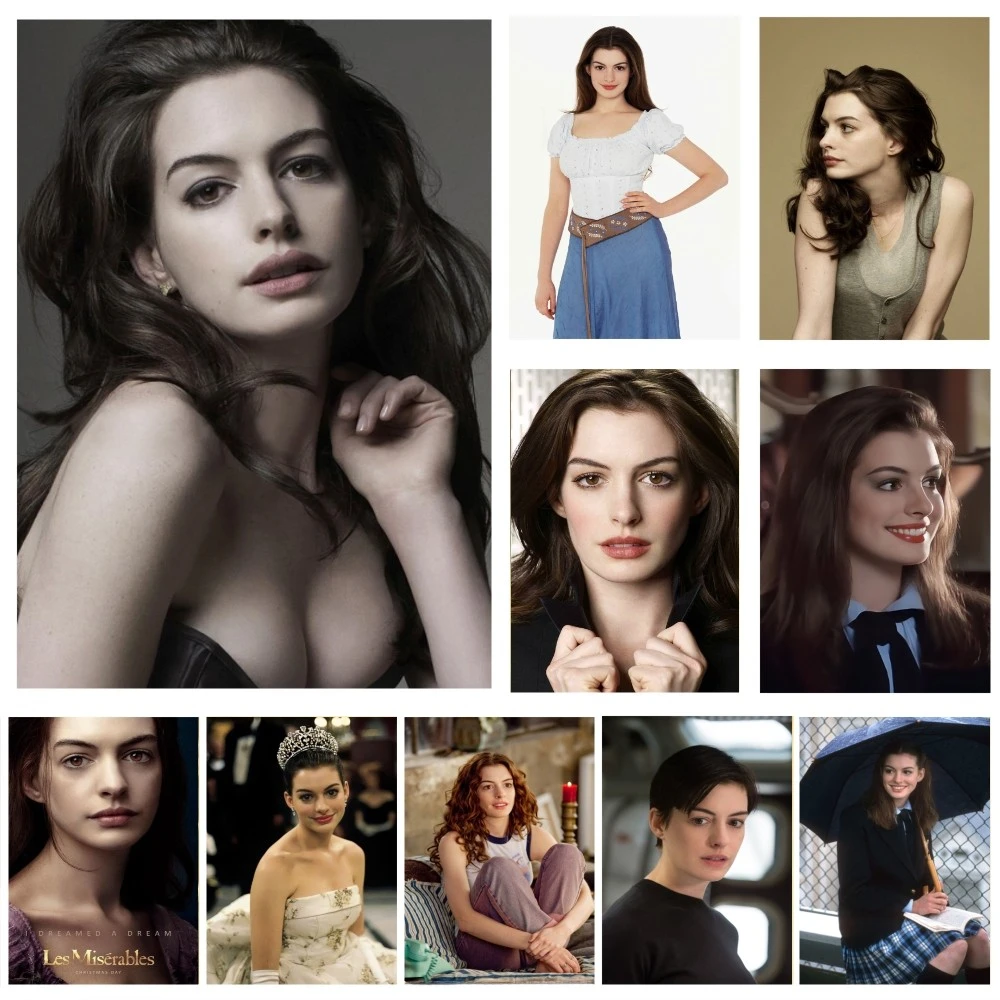 

Annee Hathaway poster Paper Print Home Living Room Bedroom Entrance Bar Restaurant Cafe Art Painting Decoration
