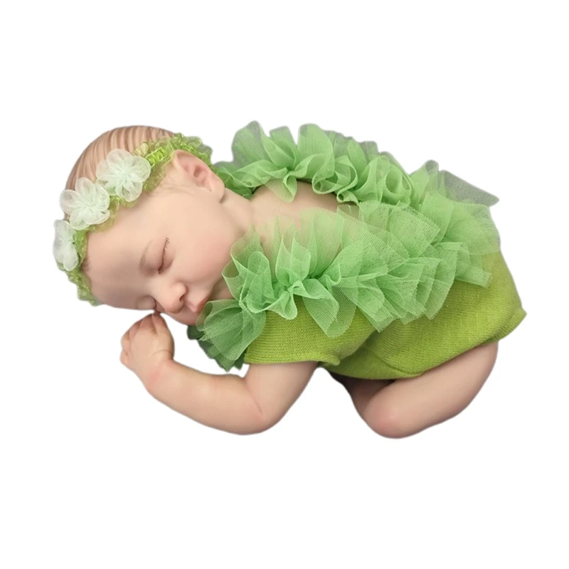 Newborn Girl Photography Outfits Cute Ruffle Lace Splicing Bodysuit Rompers with Flower Headband Hairband Baby Photo Props
Newborn Girl Photography Outfits Cute Ruffle Lace Splicing Bodysuit Rompers with Flower Headband Hairband Baby Photo Props
