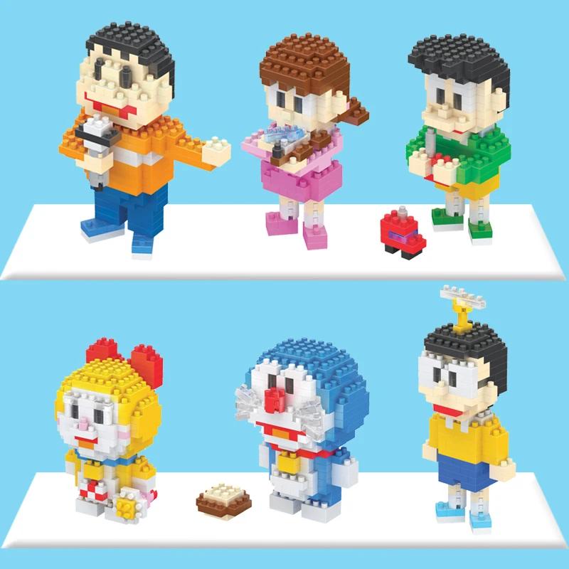 Nobita Волшебные строительные блоки Дораэмон мультфильм Shizuka Minamoto Honekawa большие фигурки G Соединительная модель блока игрушки
Nobita Волшебные строительные блоки Дораэмон мультфильм Shizuka Minamoto Honekawa большие фигурки G Соединительная модель блока игрушки