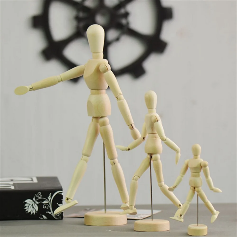 14 16 22 33 43 CM 5 Type Articulated Man Wooden Doll Full Motion Wood Ornament For New Home Office Decoration or Gift to Friend
14 16 22 33 43 CM 5 Type Articulated Man Wooden Doll Full Motion Wood Ornament For New Home Office Decoration or Gift to Friend