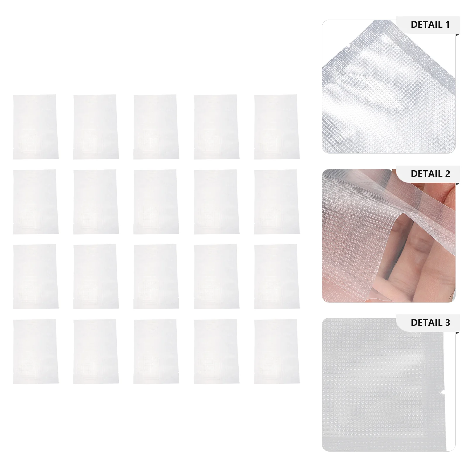 100Pcs Food Vacuum Bags Vacuum Sealer Bags for Kitchen Food Sealed Bags Wrapping Bags
100Pcs Food Vacuum Bags Vacuum Sealer Bags for Kitchen Food Sealed Bags Wrapping Bags