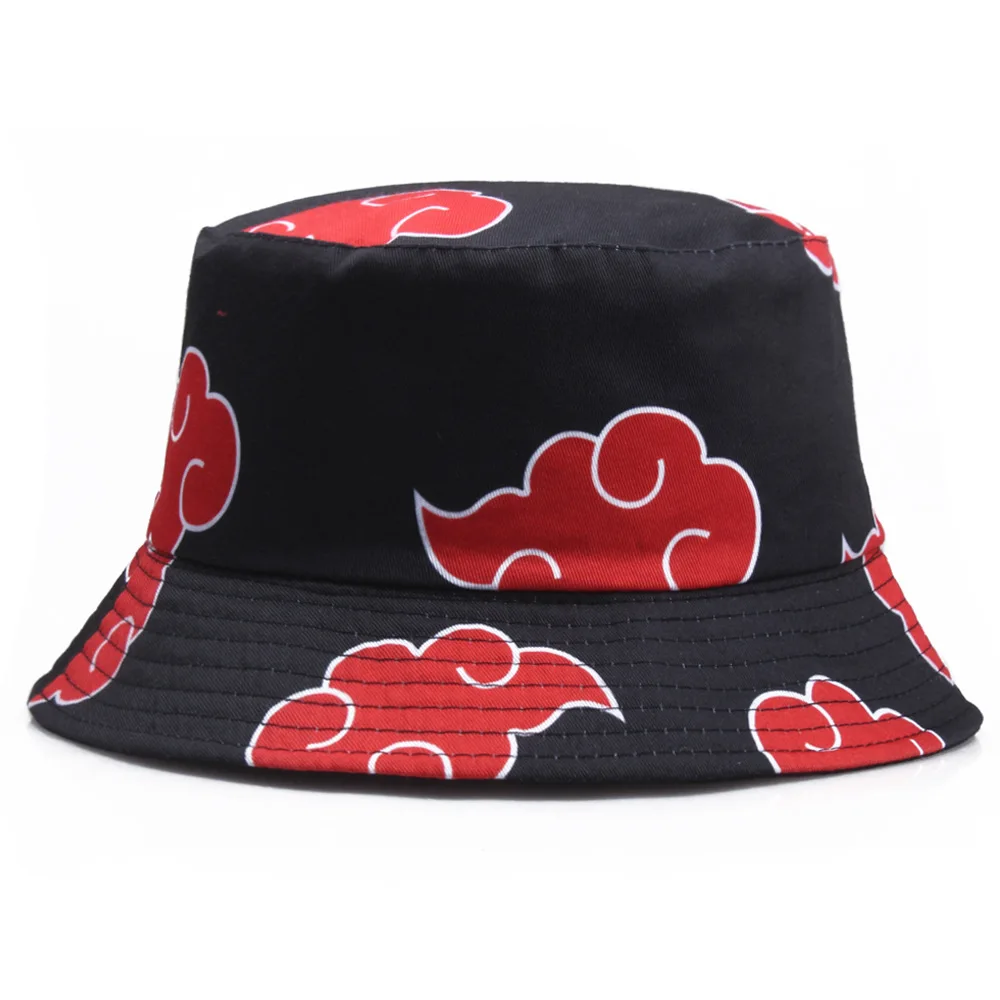 

Outdoor Sunscreen Bucket Hat Men's Hat Japanese Art Cartoon Print Cloud Fisherman Hat Women's Hat Basin Hat