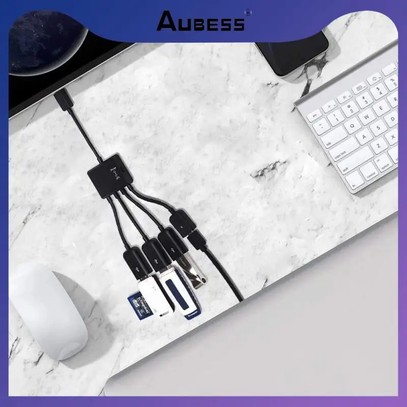 4in1 4 Port Hub Micro Usb To 2 Otg 4 Port Cable Splitter Multifunction For Android Phone Tablet Pc Micro-usb Adapter Converter
4in1 4 Port Hub Micro Usb To 2 Otg 4 Port Cable Splitter Multifunction For Android Phone Tablet Pc Micro-usb Adapter Converter