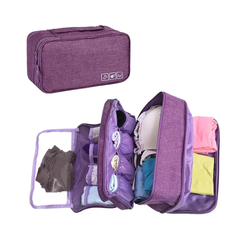 

Multifunction Underwear Storage Bag Wash Cosmetics Package Bra Finishing Pouch Socks Clothes Organizer Travel Large Capacity