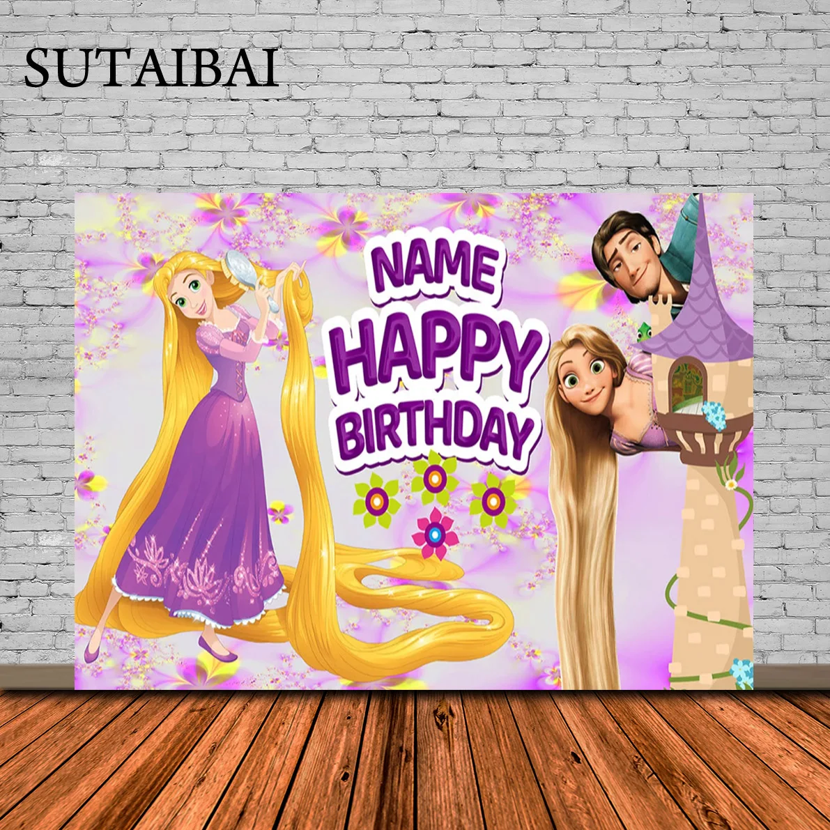Disney Princes Birthday Tangled Rapunzel Photo Backdrop Kids Baby Shower Party Girls Photograph Background Banner Decoration
Disney Princes Birthday Tangled Rapunzel Photo Backdrop Kids Baby Shower Party Girls Photograph Background Banner Decoration