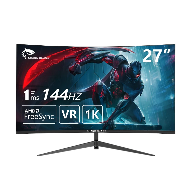 

27 Inch Monitor LCD 165HZ Display Curved Screen Computer Gaming Monitor 1920*1080 PC HD DP/HDMI Interface