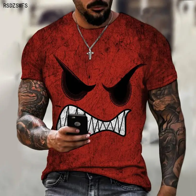 Funny Hip-hop Style Street Men's Short-sleeved New Fashion Casual T-shirt Oversized 5XLo Collar Summer Sports Uniform
Funny Hip-hop Style Street Men's Short-sleeved New Fashion Casual T-shirt Oversized 5XLo Collar Summer Sports Uniform