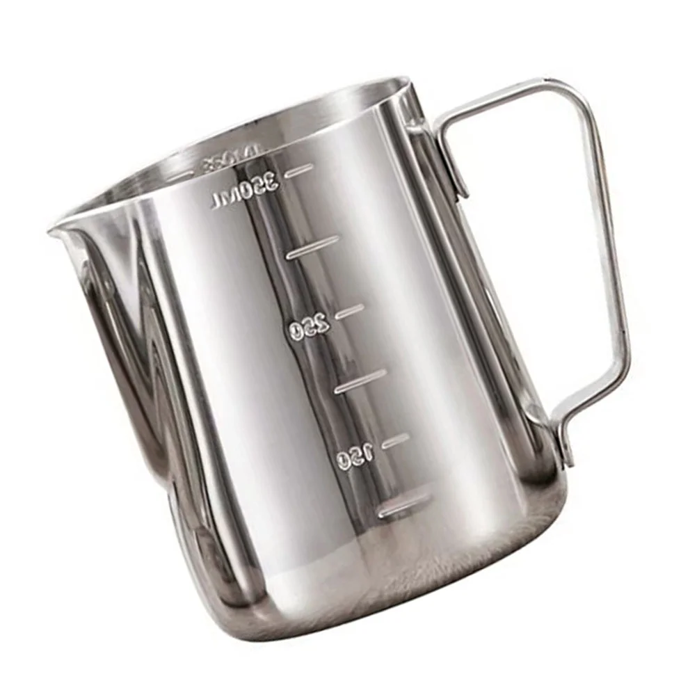 Coffee Steaming Pitcher Stainless Steel Frothing Jug Frothing Pitcher with Measurement Coffee Steaming Pitcher with Handle
Coffee Steaming Pitcher Stainless Steel Frothing Jug Frothing Pitcher with Measurement Coffee Steaming Pitcher with Handle