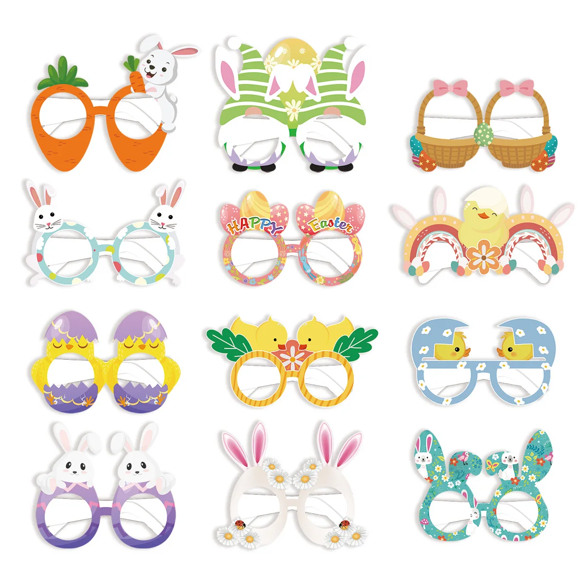 12pcs European American Easter Themed Birthday Glasses Props Cute Fun Ins Decoration Party Party Scene Layout Atmosphere Sense
12pcs European American Easter Themed Birthday Glasses Props Cute Fun Ins Decoration Party Party Scene Layout Atmosphere Sense
