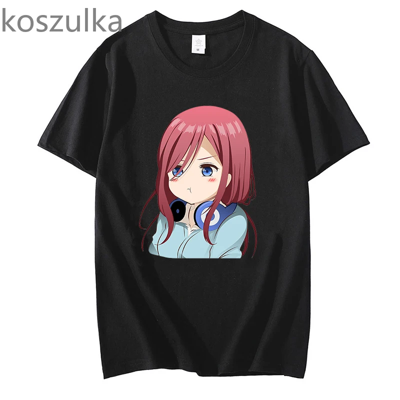 The Quintessential Quintuplets T-shirt Miku Nakano Tops Summer T Shirt Kawaii Unisex TShirts Cotton Clothes Men Vintage Clothing
The Quintessential Quintuplets T-shirt Miku Nakano Tops Summer T Shirt Kawaii Unisex TShirts Cotton Clothes Men Vintage Clothing