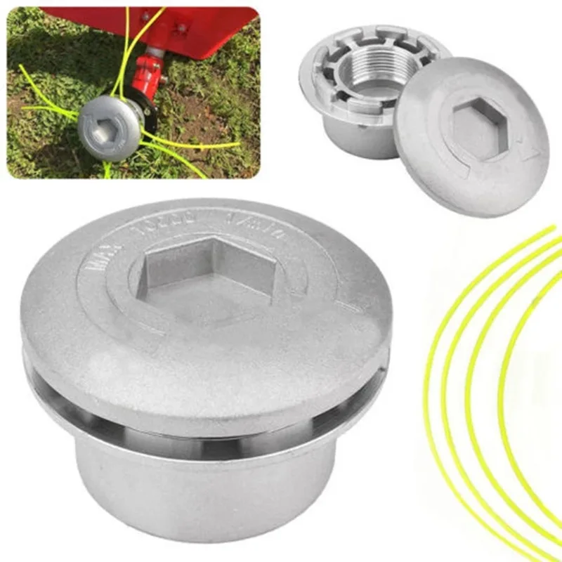 Universal Aluminum Trimmer Head With Four String Set Garden Grass Brush Cutter Accessories Durable Strimmer Head For Lawn Mower
Universal Aluminum Trimmer Head With Four String Set Garden Grass Brush Cutter Accessories Durable Strimmer Head For Lawn Mower