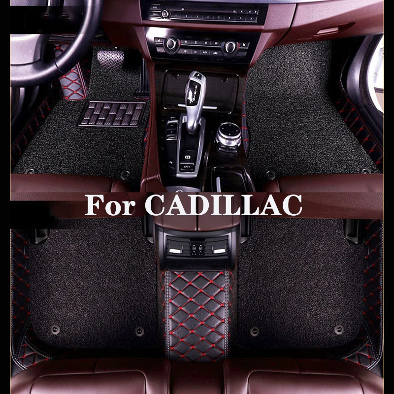

Высококачественный индивидуальный двухслойный съемный автомобильный напольный коврик с алмазным рисунком для CADILLAC XT6(6/7 мест) автозапчасти