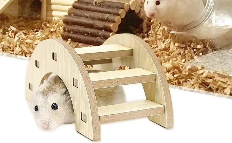 Hamster Bridge Wooden Cage Habitat Toy Climbing Ladder Safe And Fun Animal Bridge Toy Practical For Chipmunk Pig Hamster Guinea
Hamster Bridge Wooden Cage Habitat Toy Climbing Ladder Safe And Fun Animal Bridge Toy Practical For Chipmunk Pig Hamster Guinea