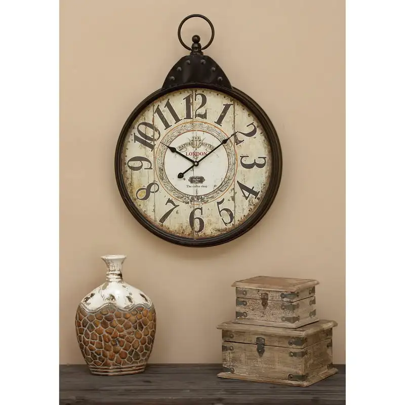 Black Metal Pocket watch Style Wall Clock Yk room decor Alarm clocks Clock Wall decor Clock digital Watch Home decor luxury mode
Black Metal Pocket watch Style Wall Clock Yk room decor Alarm clocks Clock Wall decor Clock digital Watch Home decor luxury mode