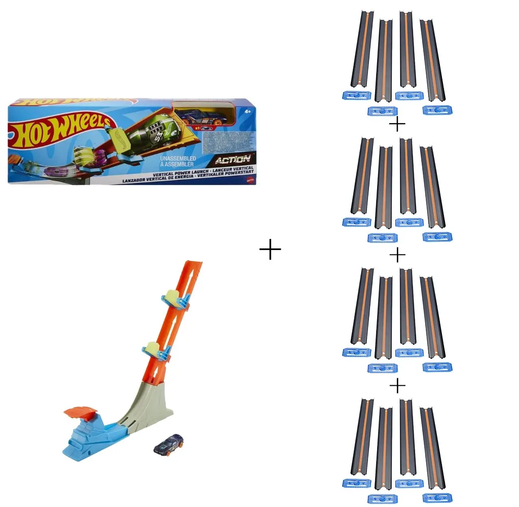 Hot Wheels Track Builder 480cm Black Runway Set and Hot Wheels Stunt jump Racing Şeti
Hot Wheels Track Builder 480cm Black Runway Set and Hot Wheels Stunt jump Racing Şeti