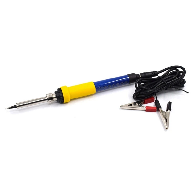 DC 12V Portable Soldering Iron Low-Voltage Car Battery 60W Welding Rework Repair Tools with Aligator Cilp
DC 12V Portable Soldering Iron Low-Voltage Car Battery 60W Welding Rework Repair Tools with Aligator Cilp