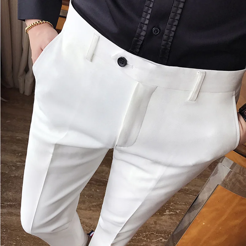 Mens Social Fit Pure Wedding Ankle Dress Size Slim Suit 38-28 Length Trousers Spring Plus Color Summer Pants Business Pant Party
Mens Social Fit Pure Wedding Ankle Dress Size Slim Suit 38-28 Length Trousers Spring Plus Color Summer Pants Business Pant Party