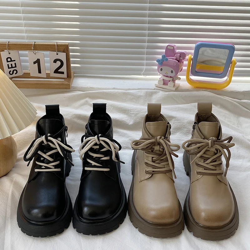 Women's Boots Autumn Luxury Designer Female Shoes Flat Heel Zipper Round Toe Winter Footwear Boots-Women Fashion Ladies Ankle Lo
Women's Boots Autumn Luxury Designer Female Shoes Flat Heel Zipper Round Toe Winter Footwear Boots-Women Fashion Ladies Ankle Lo