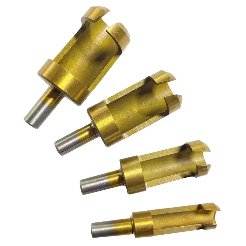 4Pcs Wood Plug Cutter Drill Cutting Tool Drill Bit Set Straight and Tapered Taper 5/8" 1/2" 3/8" 1/4" Woodworking Cork Drill Bit 
4Pcs Wood Plug Cutter Drill Cutting Tool Drill Bit Set Straight and Tapered Taper 5/8" 1/2" 3/8" 1/4" Woodworking Cork Drill Bit