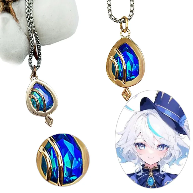 Game Furina Necklace Cosplay Costume Accessory Genshin Impact Game Peripheral Women Necklace Halloween Party Costume Props
Game Furina Necklace Cosplay Costume Accessory Genshin Impact Game Peripheral Women Necklace Halloween Party Costume Props
