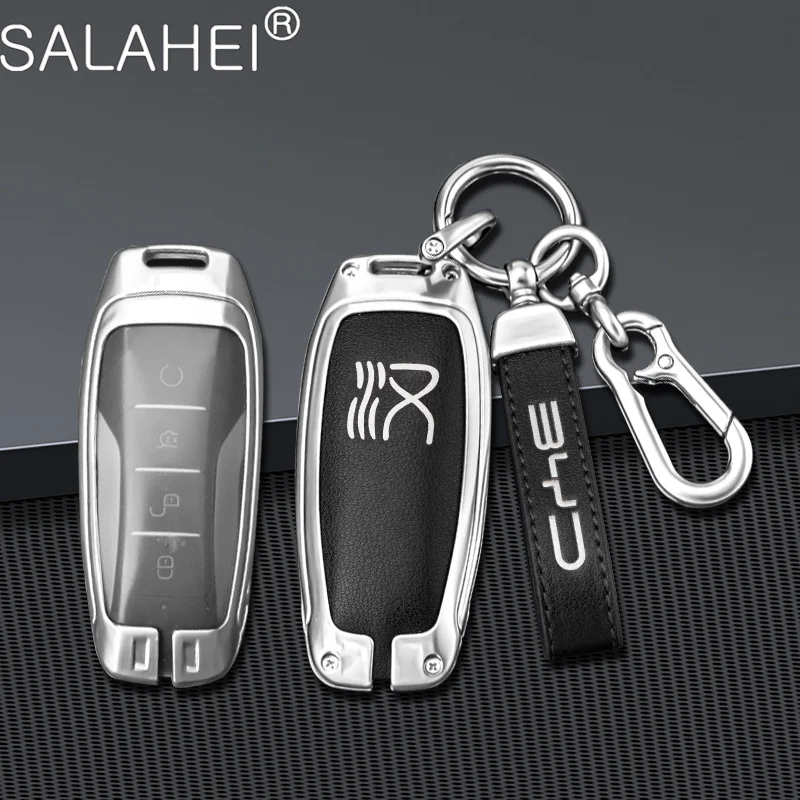 Zinc Alloy Car Smart Remote Key Fob Case Full Cover Protector Shell Bag For BYD Han Dm Dmi EV Keyless Keychain Accessories
Zinc Alloy Car Smart Remote Key Fob Case Full Cover Protector Shell Bag For BYD Han Dm Dmi EV Keyless Keychain Accessories